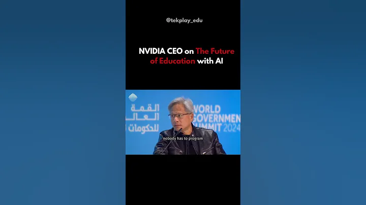 NVIDIA CEO on The Future of Education with AI