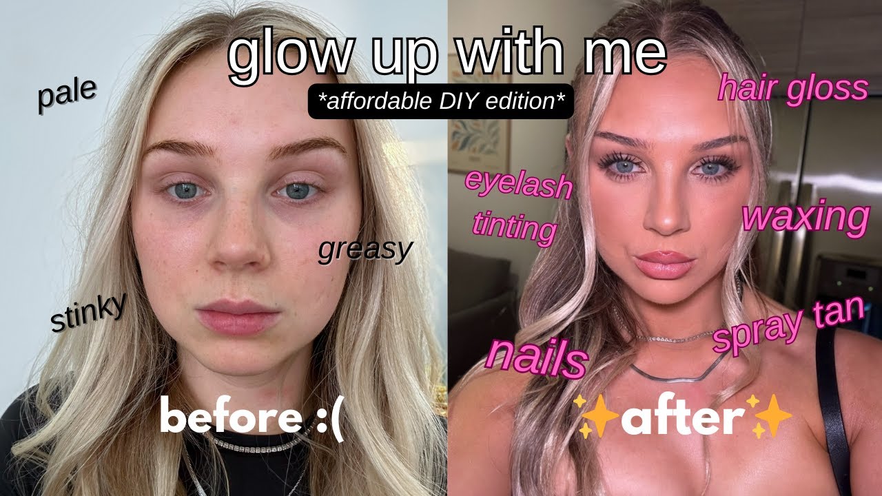 GLOW UP with me for 2025 *at home affordable* - YouTube