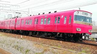 681系特急しらさぎ熱田行回送列車尾頭橋1番線通過＆6800系6808F普通岩倉行尾頭橋前通過