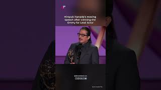 Hiroyuki Sanada Wins Lead Actor in a Drama Series for Shogun | 2024 Emmys #shorts
