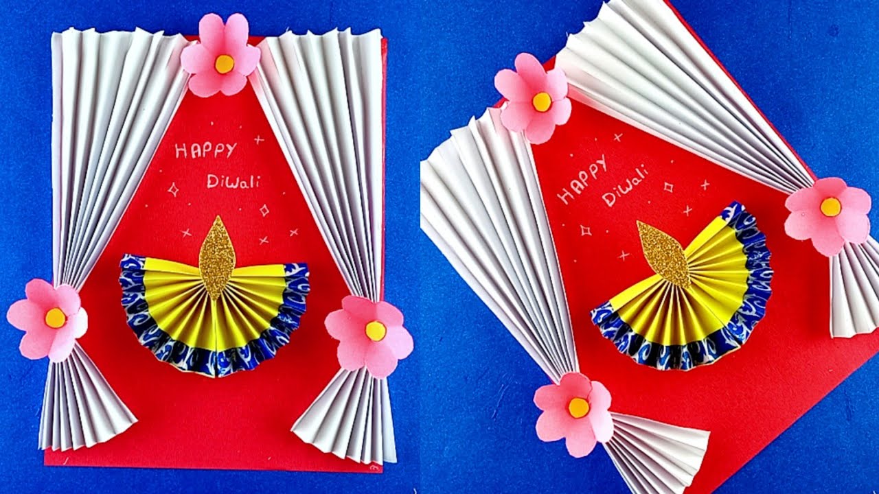 How To Make Greeting Card For Diwali Special Diwali Card Make how-to-make-greeting-card-for-diwali-special-diwali-card-make