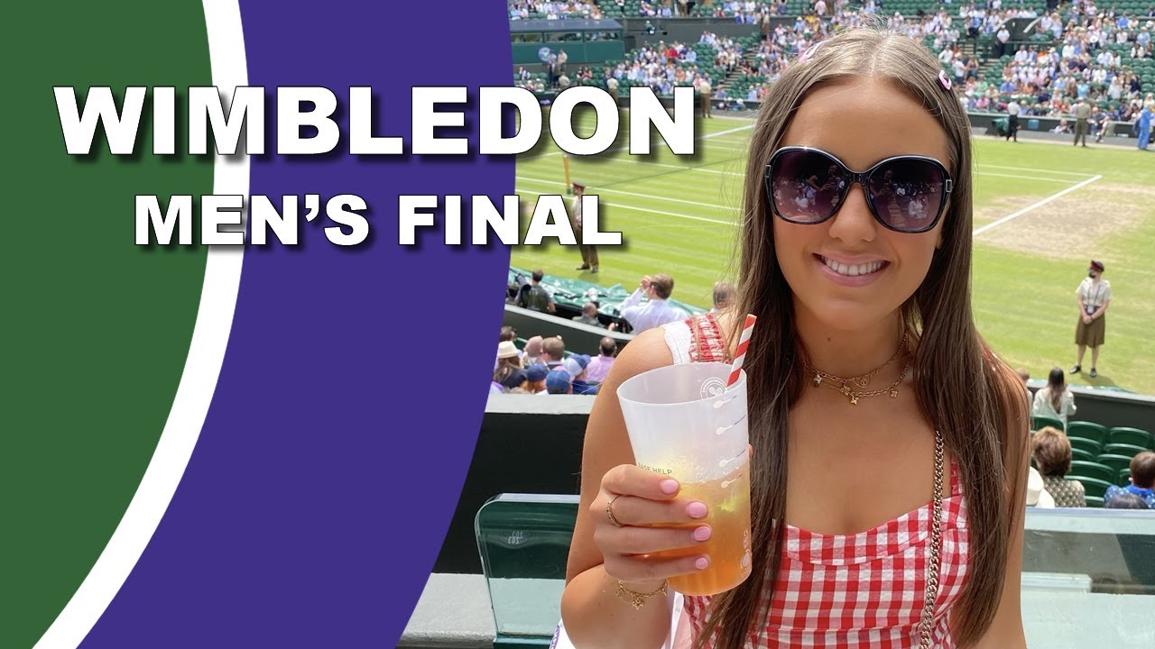 WIMBLEDON MENS FINAL 2021 COME TO THE TENNIS WITH ME! YouTube