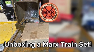 Unboxing a vintage Marx Train set!