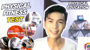 PHYSICAL FITNESS TEST | HEXAGON AGILITY TEST | CURL UPS | PUSH UPS | STAND TEST AND 3 MINUTE STEP