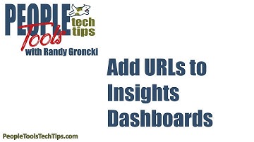 Add URLs to your Insights Dashboards
