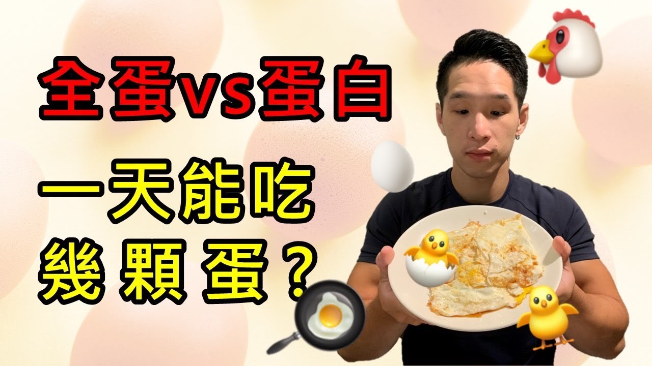 一天到底能吃幾顆蛋?全蛋vs蛋白|iYA運動營養 縮圖