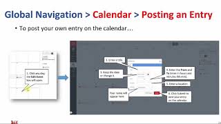Global Navigation: Canvas Calendar