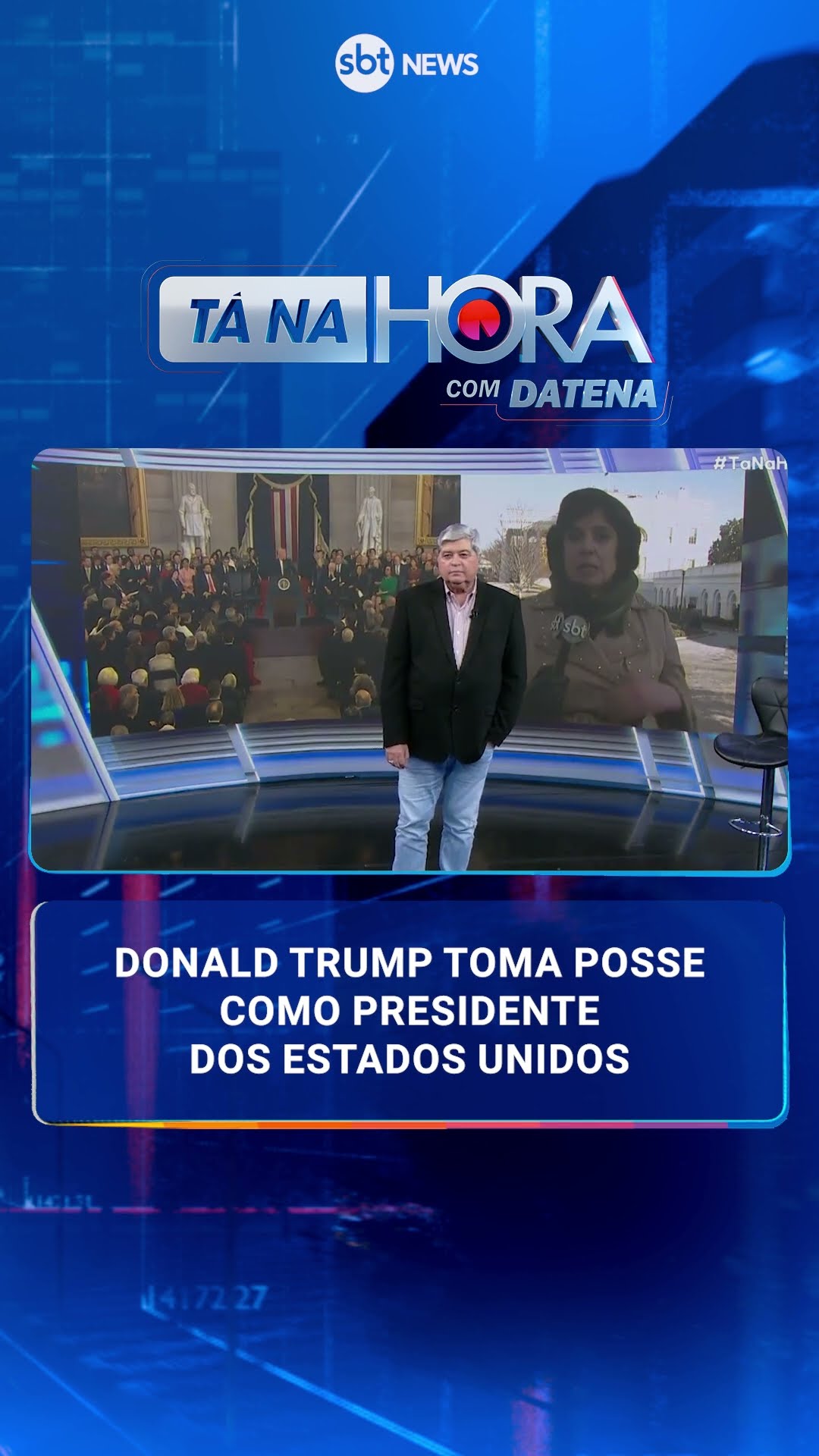 Donald Trump toma posse como presidente dos Estados Unidos