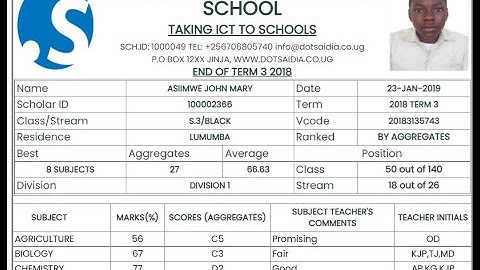 dotShule -  enabling online access to reports by parents (Releasing of results)