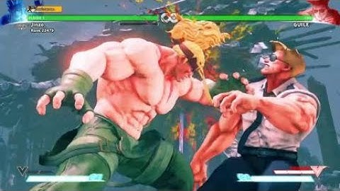 STREET FIGHTER V Alex buffer practice