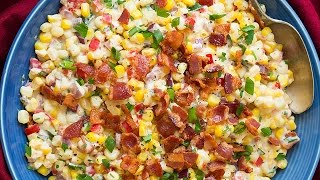 Creamy Confetti Corn with Bacon