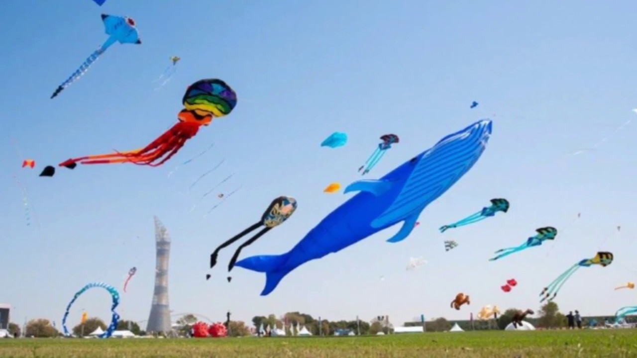 Aspire 2nd International Kite Festival Qatar v1 YouTube