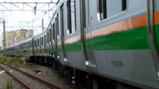 E233系-3000番台　NT１編成（試運転）　国府津発車