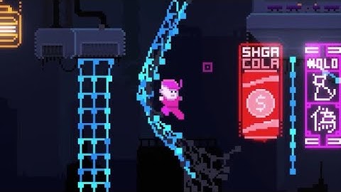 Lazr (Tech Demo) - Cyberpunk Retro Action Platformer with Very Satisfying Cloth Simulation Physics