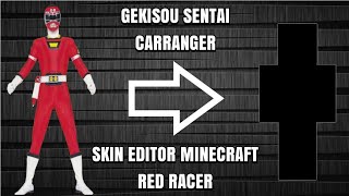 Skin Minecraft Super Sentai - Gekisou Sentai Carranger - Red Racer