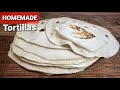 Homemade Flour Tortillas Recipe - Soft and Fluffy Tortillas