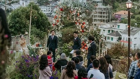 Tiệc cưới ngoài trời tại Đà Lạt CR DAI MIYAMOTO & CD PHƯƠNG CHI | MC Triệu Phúc Nguyên