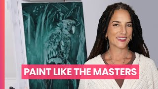 Paint a Birdโฆ By REMOVING Paint? (Old Masters Oil Technique) Wealth