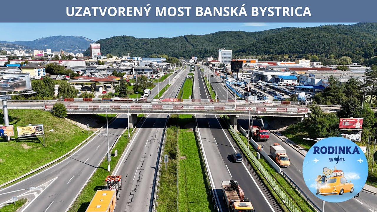 UZATVORENÝ MOST V BANSKEJ BYSTRICI