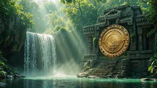 Soothe Mental Fatigue | Ancient Forest Waterfall & Restore Inner Balance | 528Hz Zen Healing Music
