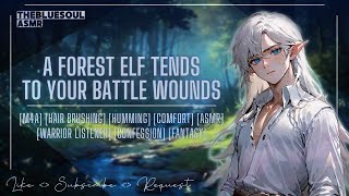 A Forest Elf Tends to Your Battle Wounds ASMR [M4A] [Injured Listener] [Comfort] [Humming]