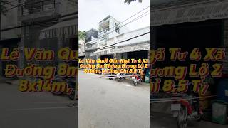 Lê Văn Quới Gần Ngã Tư 4 Xã, 8X14M Đường Kinh Doanh 8M Thông Hương Lộ 2.