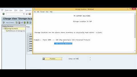 Storage Location In SAP | SAP Storage Location