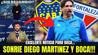 🔵🟡🔵Sonríe Diego Martinez!!! Excelentes Noticias para Boca.... Boca vs Fortaleza