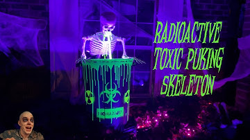 Puking Skeleton Halloween DIY!!