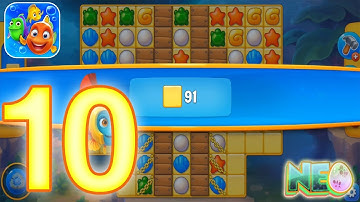 Fishdom: Gameplay Walkthrough Part 10 - Level 23 - 25 Completed (iOS, Android)