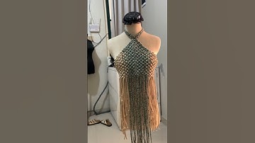 summer top crop macrame