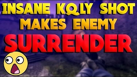 CS:GO - INSANE KQLY SHOT makes enemy team Surrender!