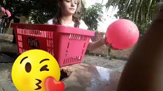 Desafio Da Bola Com Minha Amiga Kaliane