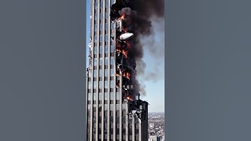 Drone Fly-Through: Jetliner Crashes Into Skyscraper | Cinematic 4K CGI Disaster Scene