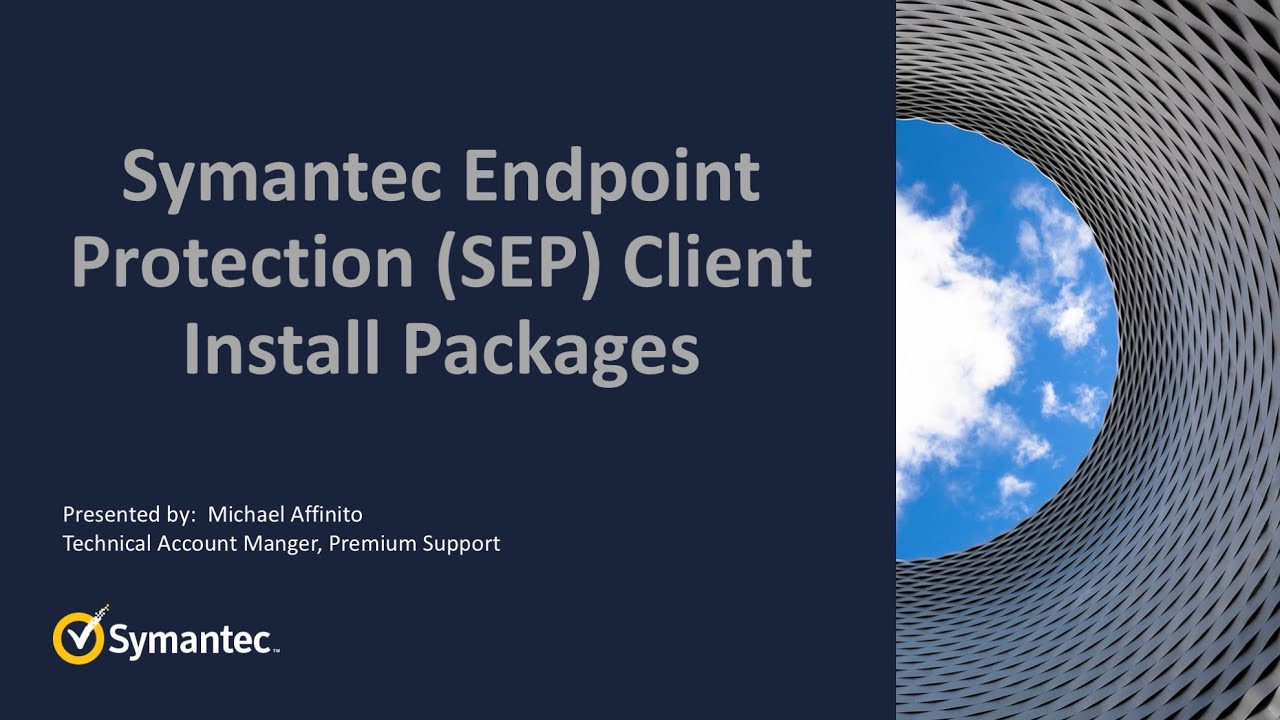 Sep Client Components SEP Client Install Packages - YouTube