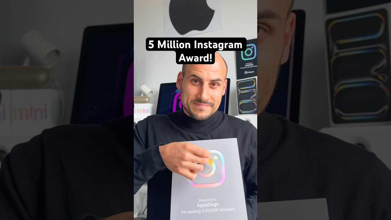 Unboxing The 5 Million Followers Instagram Award!