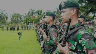 Upacara kenaikan pangkat periode 1 april 2024 Yonif 755/Yalet