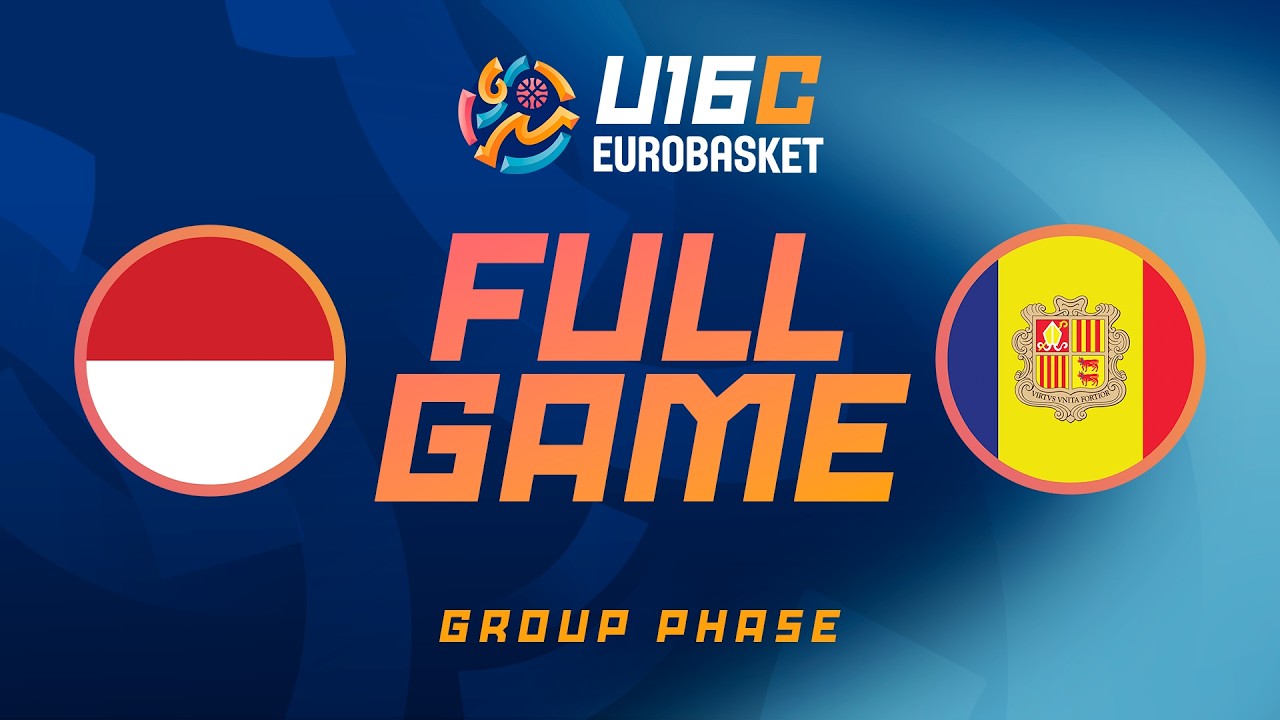 Group Phase | Monaco v Andorra | Full Basketball Game | FIBA U16 EuroBasket 2026 Division C