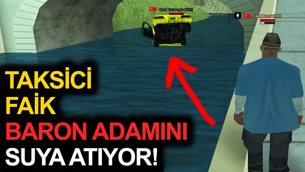 Janti Roleplay - TAKSİCİ FAİK BARON ADAMINI SUYA ATIYOR!