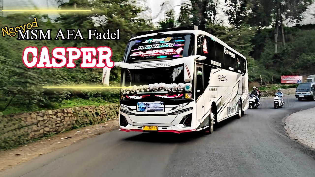 Ngoyod MSM AFA FADEL CASPER !!! 🤩 menikmati perjalanan sambil dengerin basuri dari CASPER ...