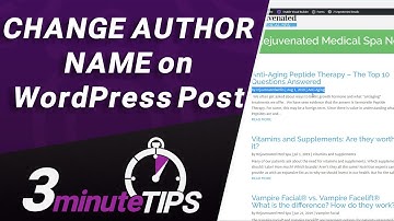 Change Blog Post Author on a WordPress Post - Quick Tip on How To Do It