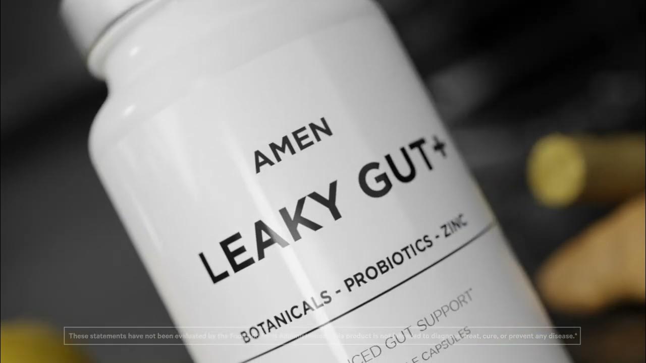 Leaky Gut Supplement LGlutamine DGL Marshmallow Root Probiotics Zinc