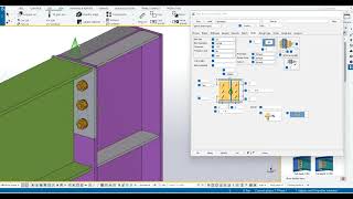 20240318 Tekla Bolt Pattern Suggest for End Plate Connection Beam to Column Connection (14) Vlog 14