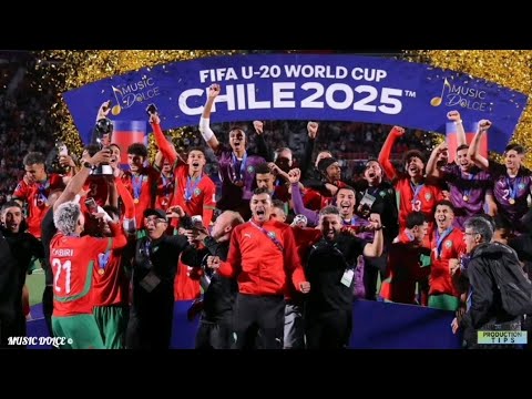 وقفوا رجال هنيئا للمنتخب المغربي لشبان تتويج بكأس العالم