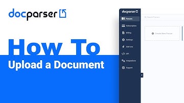 Docparser Academy: How to Upload a Document