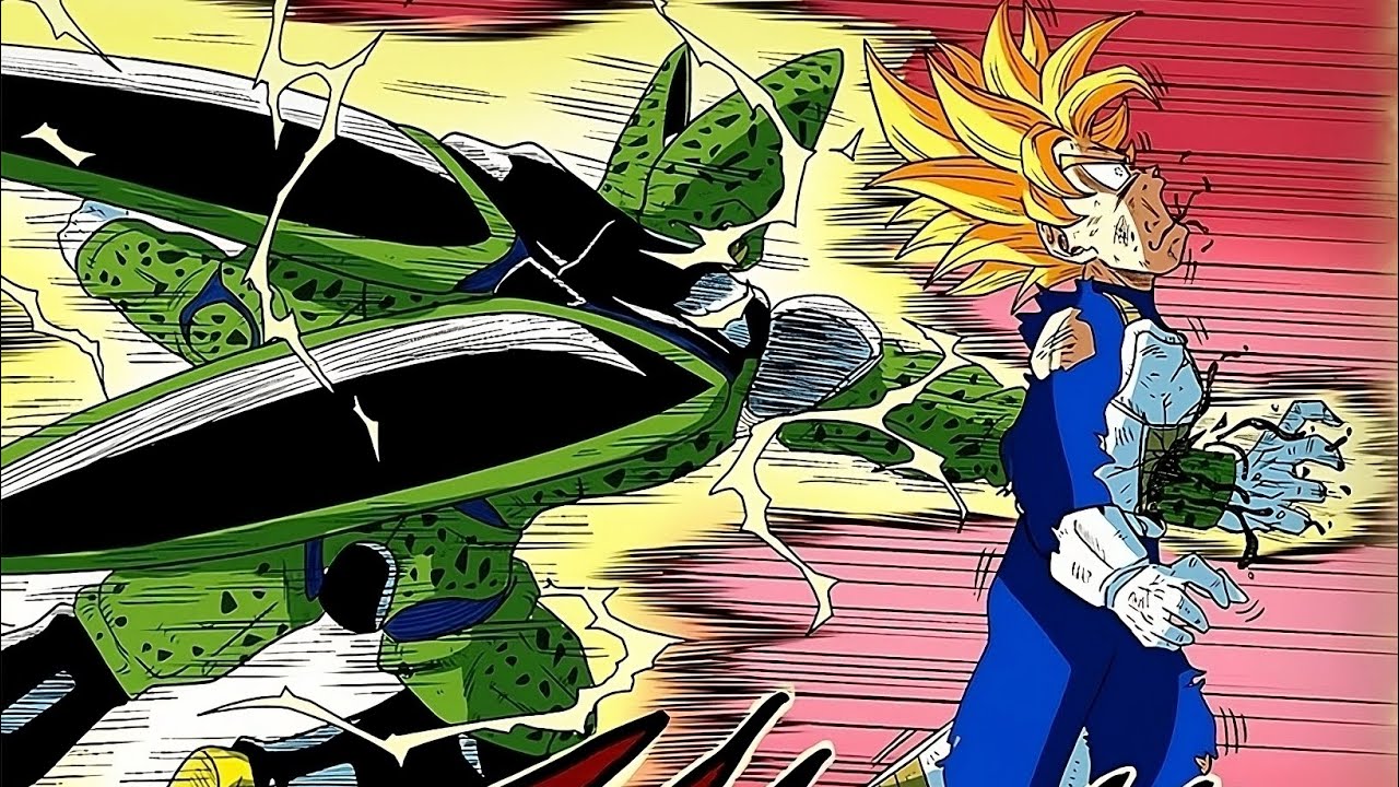 Perfect Cell Destroys Goten, Andriod Krillins Final Stand Dragon Ball ...