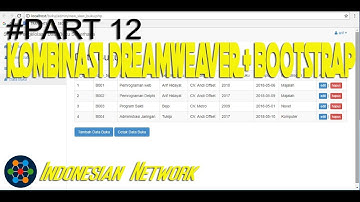 Video tutorial membuat web dinamis dengan php dicoding 12 menggabungkan dreamweaver dengan bootstrap