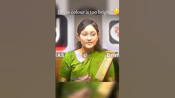 Dress colour is too bright? 🤔 | Drishti I.A.S🇮🇳 | Upsc motivation❤ #upscmotivation #ias