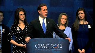 CPAC 2012 - Rick Santorum