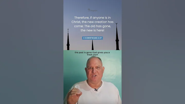 2 Corinthians 5:17 🌿 A New Creation in Christ ✝️ | #Faith #BibleVerse #NewLife #Encouragement